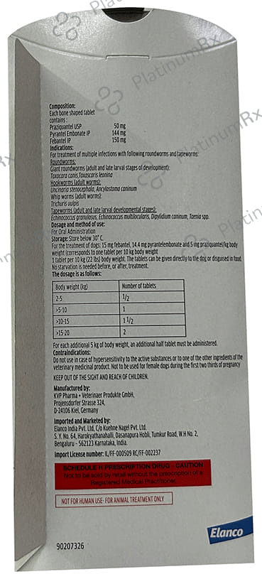 Drontal Plus Tasty Pet Tablet