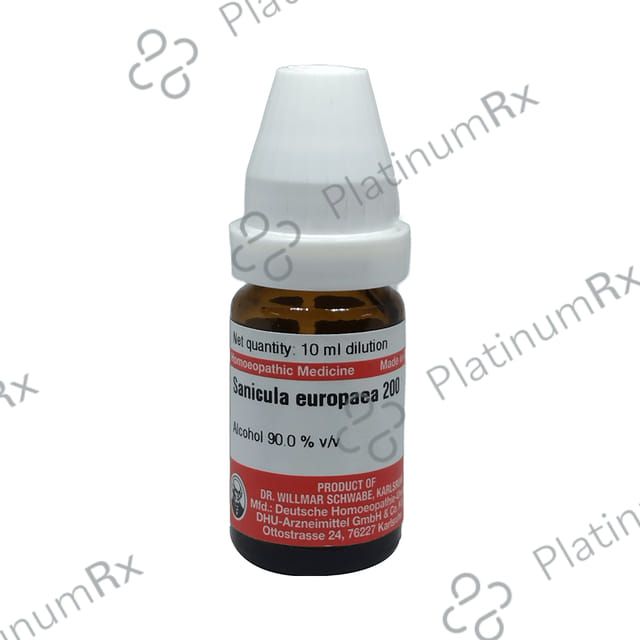 Dr Willmar Schwabe Germany Sanicula Europaea Dilution 200