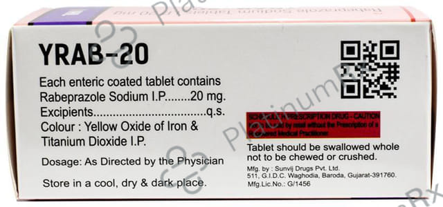 Yrab 20mg Tablet