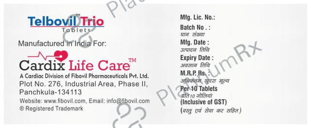 Telbovil Trio Tablet 10s