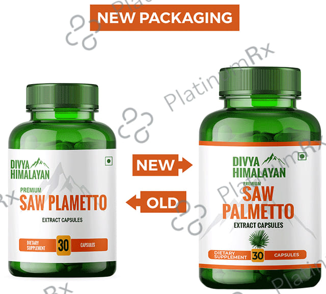 Divya Himalayan Premium Saw Plametto Capsule
