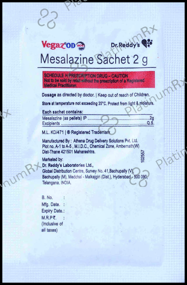 Vegaz OD 2gm Sachet 3.33gm