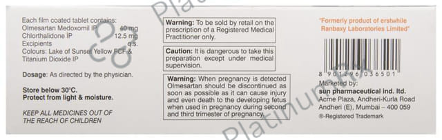 Olvance CT 12.5/40mg Tablet 10s