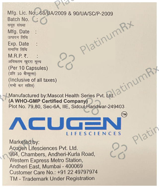 Rosuzar Gold 20 Capsule 10s