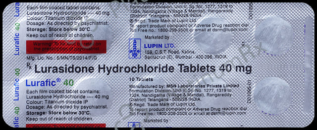 Lurafic 40mg Tablet 10s