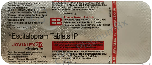 Jovialex 10mg Tablet 10s