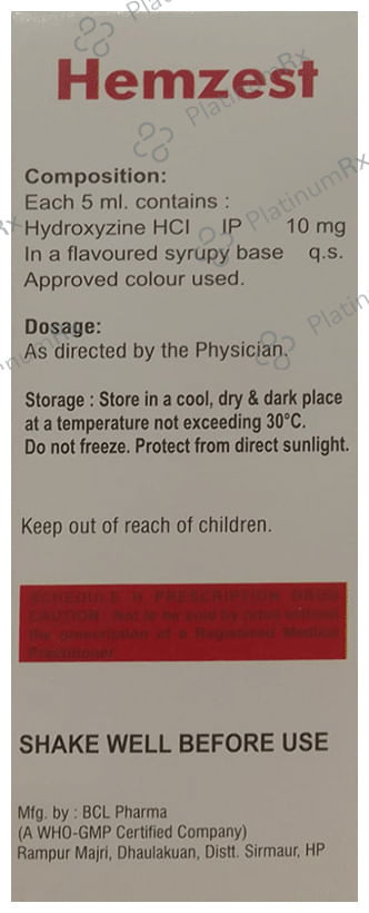 Hemzest Oral Solution