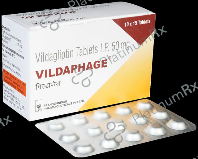 Vildaphage 50mg Tablet 15s