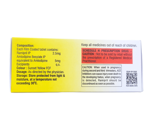 Reminil Am 2.5/5mg Tablet 10s
