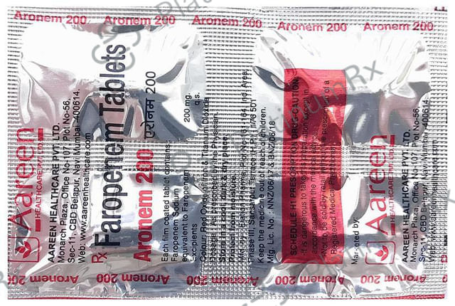 Aronem 200mg Tablet 4s