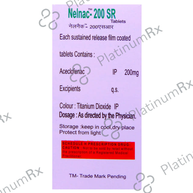 Nelnac 200mg Tablet SR