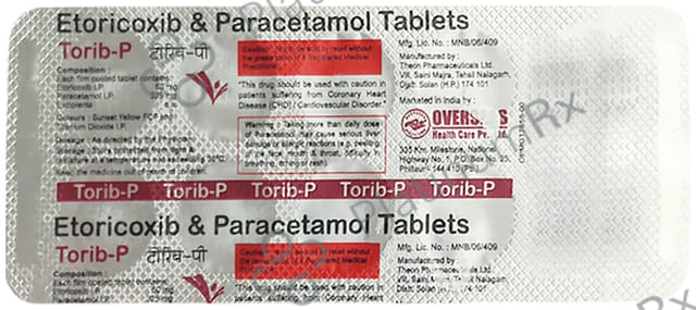Torib P 60/325mg Tablet 10s