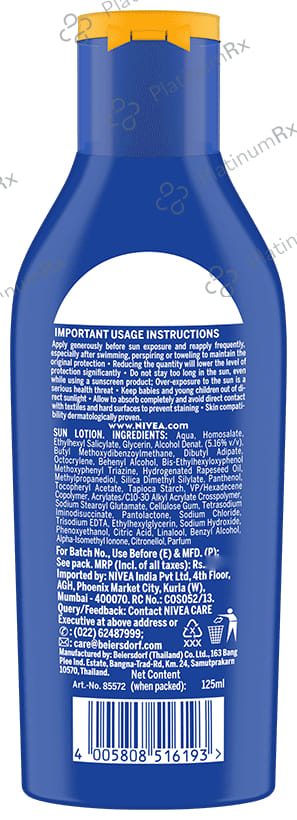 Nivea Sun Protect & Moisture SPF 30 Lotion 125ml