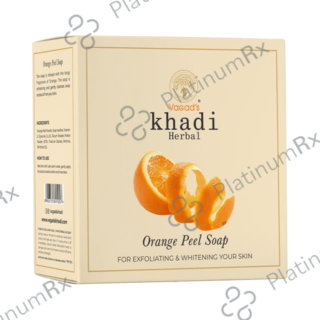 Vagad's Khadi Herbal Soap Orange Peel