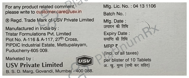 Amlopin M 5/47.5mg Tablet PR 10s