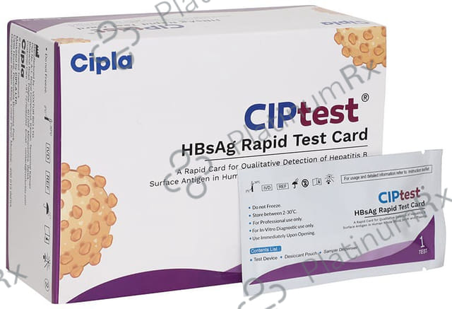 Ciptest HBsAg Rapid Test Card