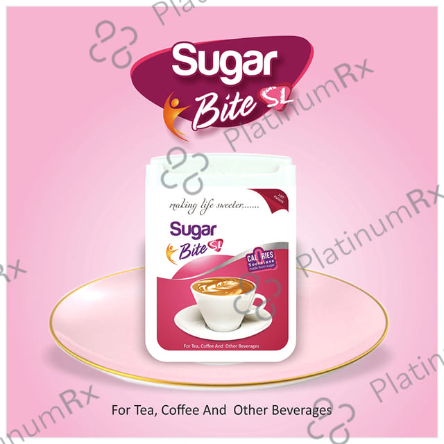 Sugar Bite SL 0 Calories Sucralose Made from Sugar Pellets 100 pellets