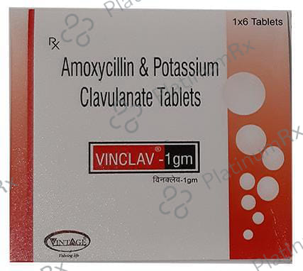Vinclav 1gm Tablet