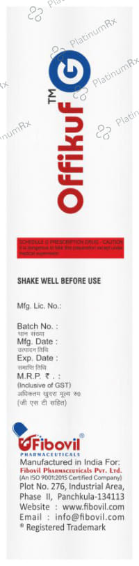 Offikuf G Syrup Sugar Free 100ml