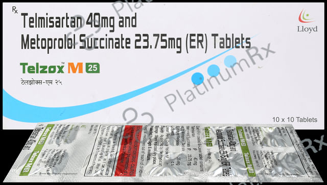 Telzox M 40mg/25mg Tablet ER