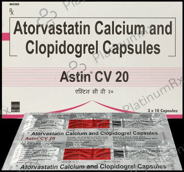 Astin CV 20/75mg Capsule 10s