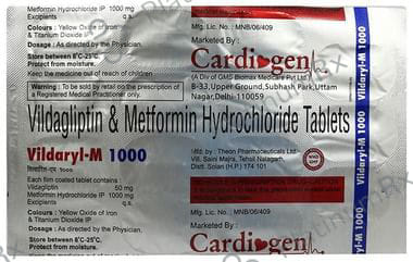 Vildaryl M 1000/50mg Tablet 15s