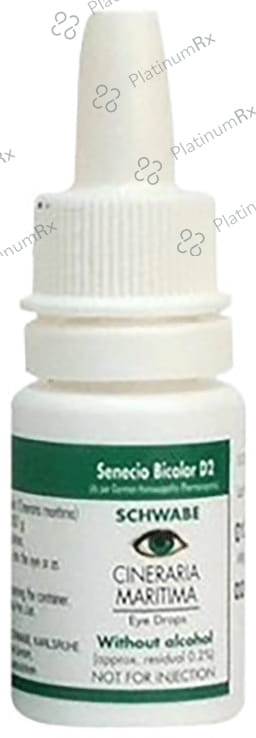 Dr Willmar Schwabe Germany Cineraria Maritima Without Alcohol Eye Drop