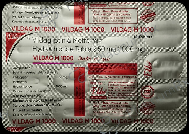 Vildag M 1000 Tablet