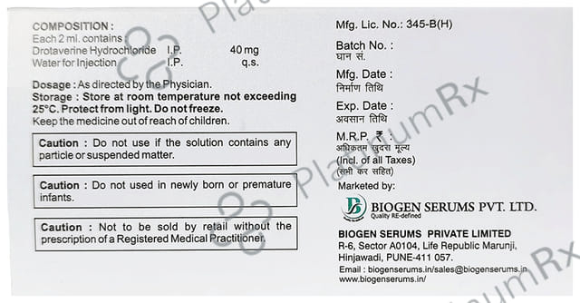 Drotarin Injection