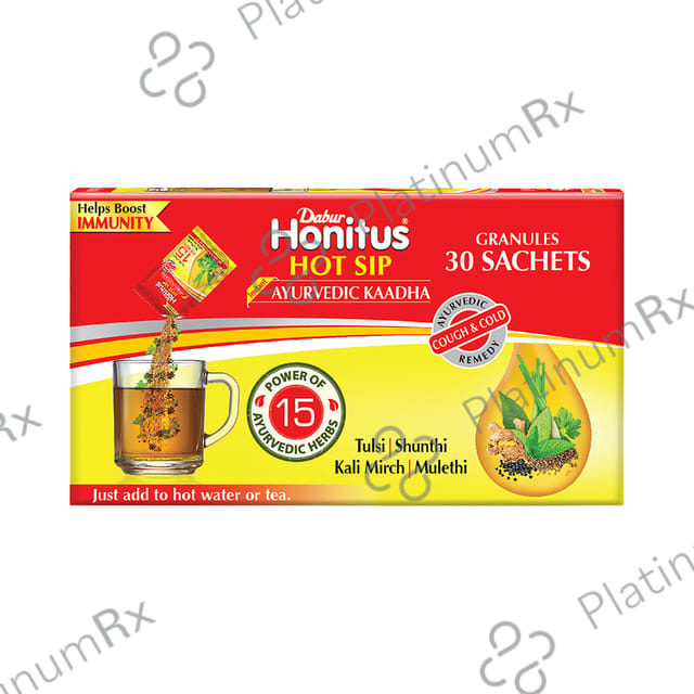 Dabur Honitus Hot Sip Ayurvedic Kaadha 4gm (Pack of 7s)