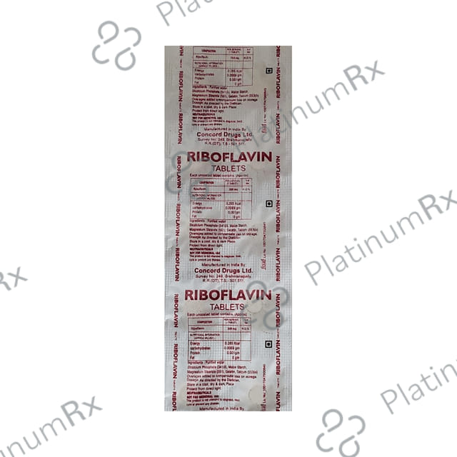 Riboflavin Tablet 10 Tablet Concord Drugs Ltd