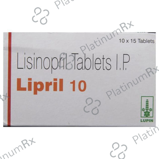 Lipril 10mg Tablet 15s