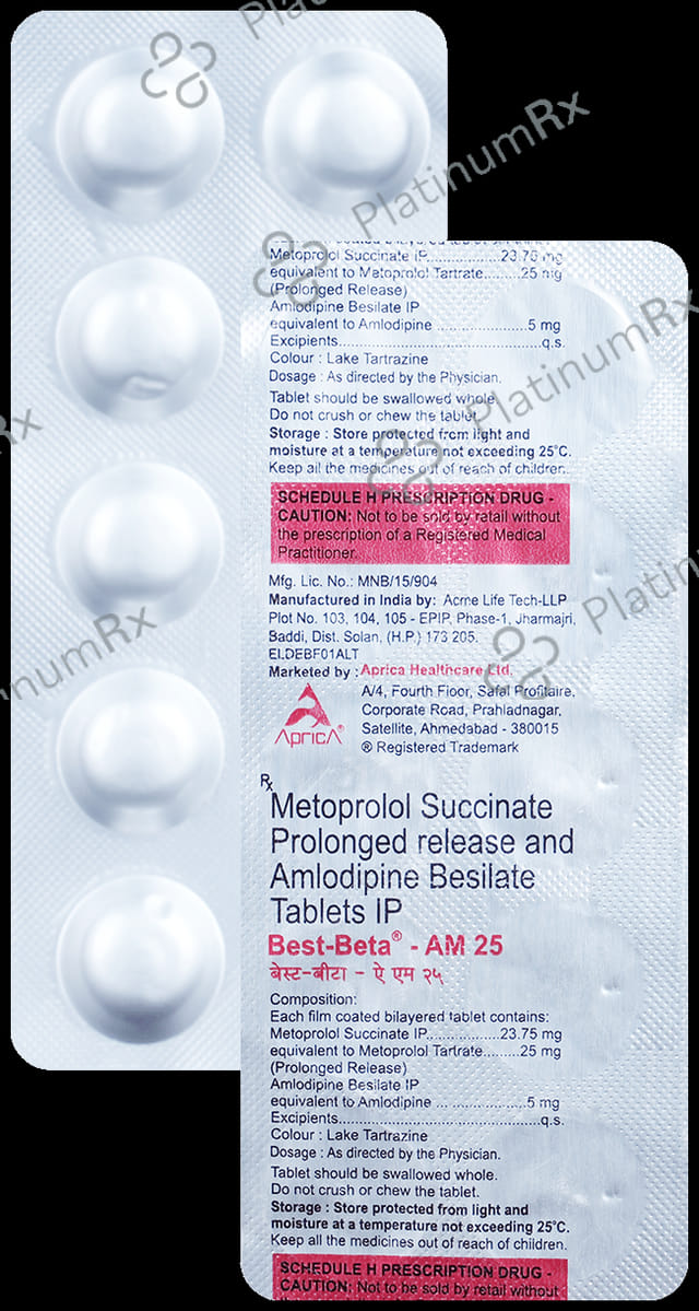 Best-Beta-AM 25 Tablet ER