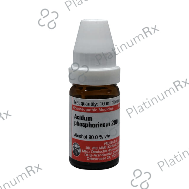 Dr Willmar Schwabe Germany Acidum Phosphoricum Dilution 200