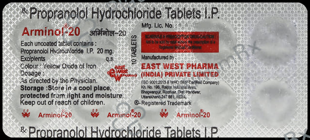 Arminol 20mg Tablet