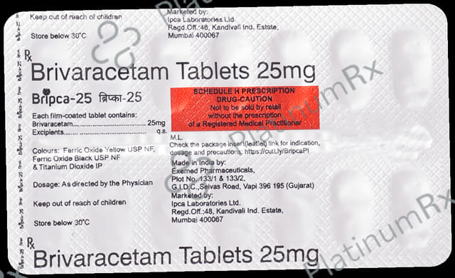 Bripca 25mg Tablet 14s