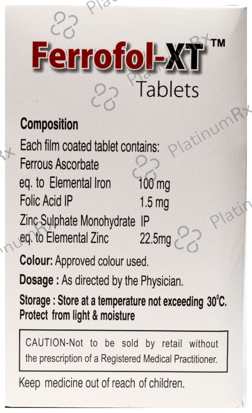 Ferrofol XT Tablet 10s