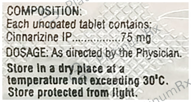 Cinzan DT 75mg Tablet 10s