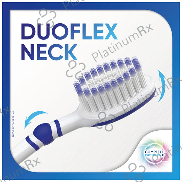 Sensodyne Toothbrush Complete Protection + Toothbrush with Flexible Neck for 48% Better Cleaning with Soft Tapered Bristles