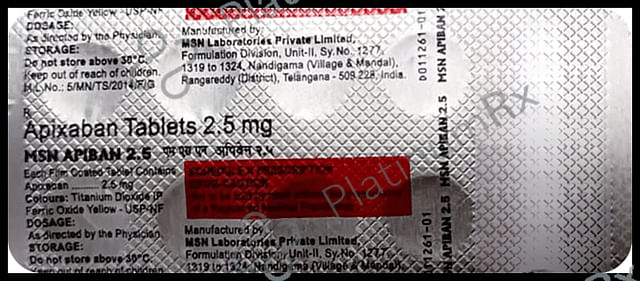 Apiban 2.5mg Tablet