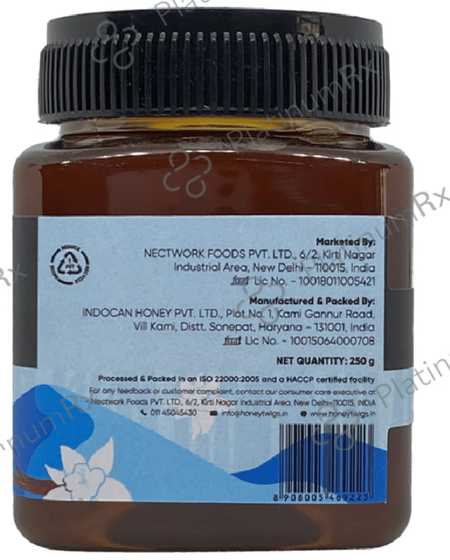 Nectworks Vanilla Infused Natures Finest Himalayan Honey 250gm