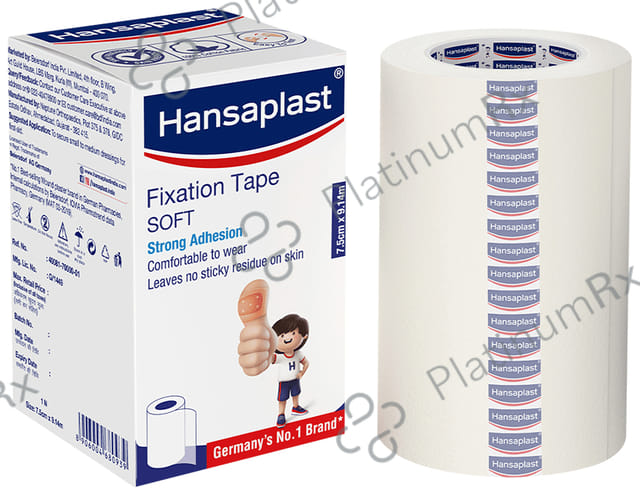 Hansaplast Soft Fixation Tape 7.5cm x 9.14m