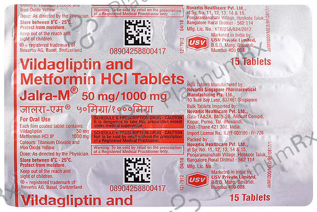 Jalra M 50/1000mg Tablet 15s