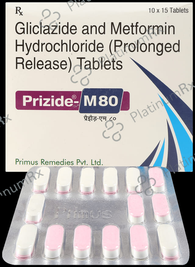 Prizide M 80/500mg Tablet PR 15s