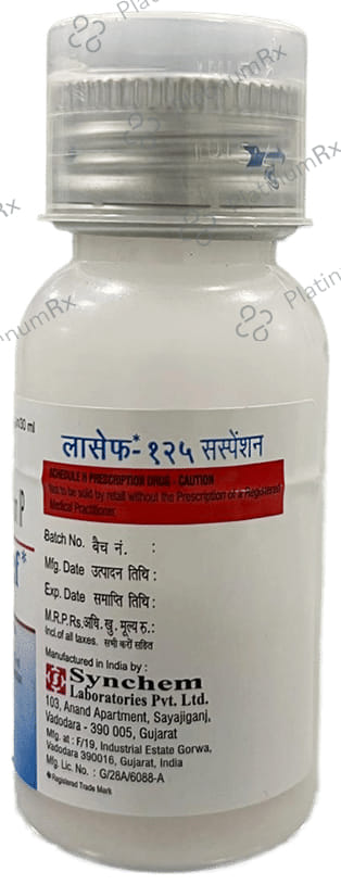 Lacef 125mg Suspension 30ml
