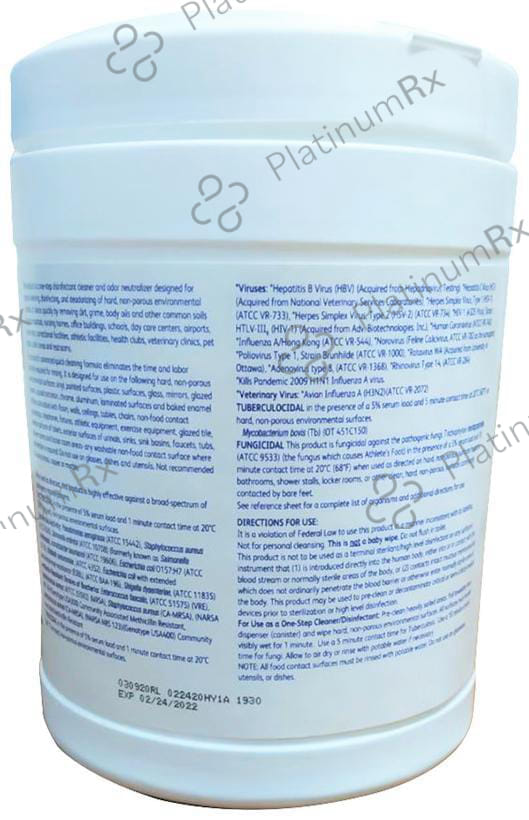 Diversey Oxivir Tb Wipes White