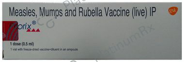 Priorix Vaccine 0.5ml