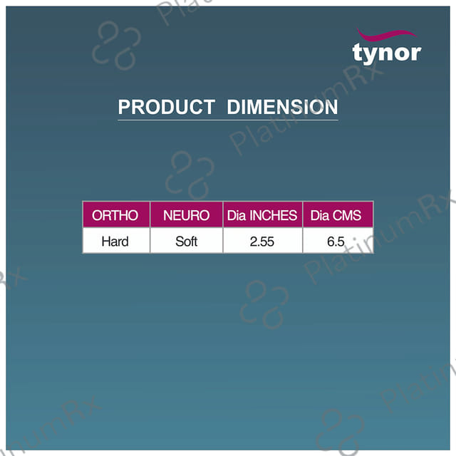 Tynor H 05 Exercising Ball Universal Yellow Neuro