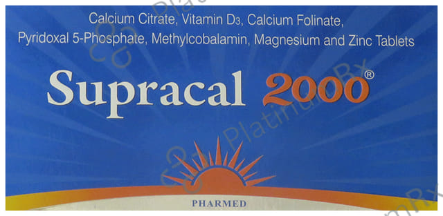 Supracal 2000 Tablet 15s