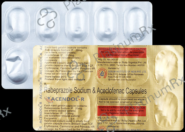 Acendol R 200/20mg Capsule SR 10s